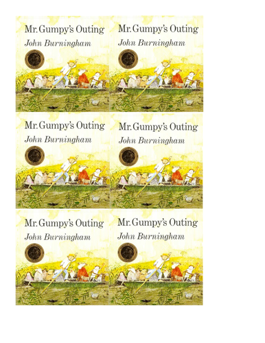 Mr Gumpy prediction focus reading comprehension lesson for Year 1