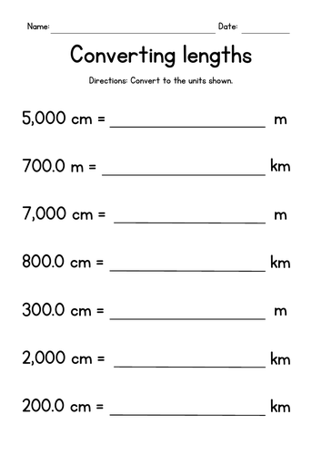 Millimeters and clearance kilometers