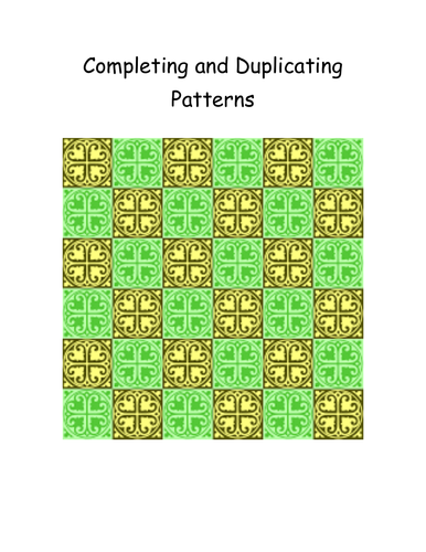 Completing and Duplicating Patterns