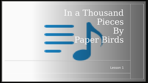 Paper Birds 'In a thousand pieces' Live Review