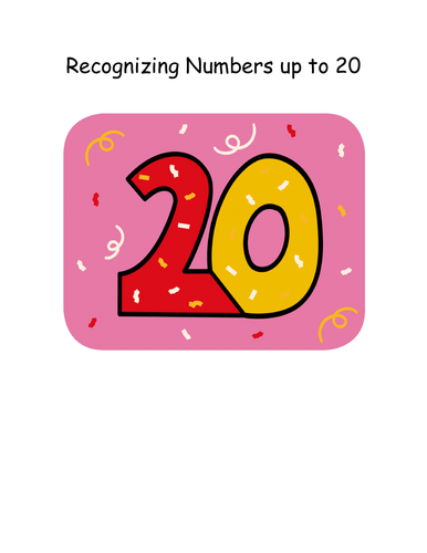 Recognizing Numbers up to 20