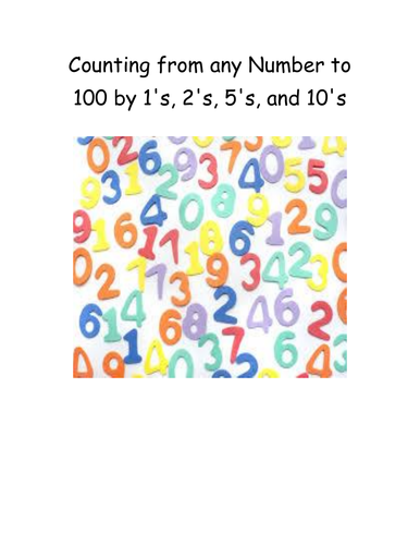 Counting by 1's, 2's, 5's, and 10's