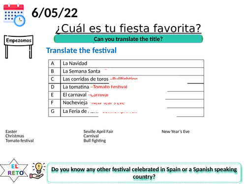 Festivales y cumples