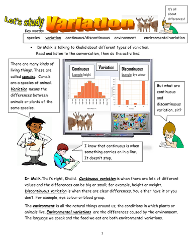 Biology! Species and Variation