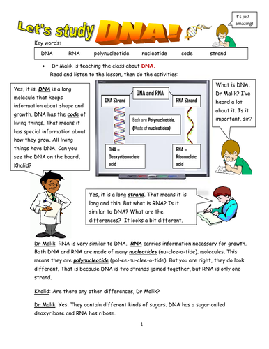 Biology! DNA and RNA