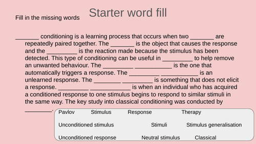 Watson and Rayner study full lesson