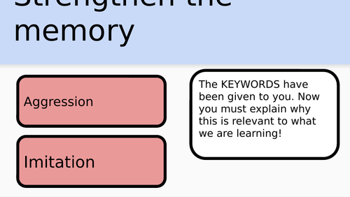 Eysenck's personality theory lesson (OCR GCSE Psychology)