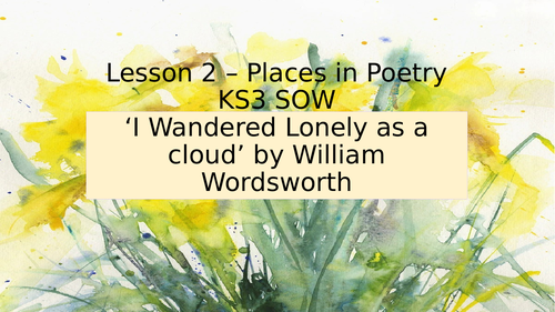 william wordsworth i wandered lonely as a cloud