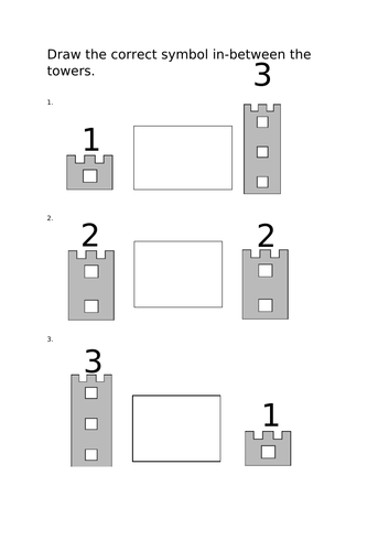 NCETM Spines worksheet comparing