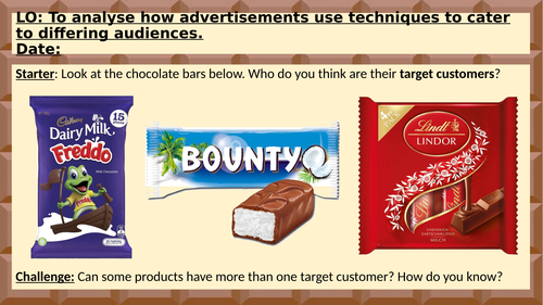 Persuasive Writing - KS3 (Chocolate Project)