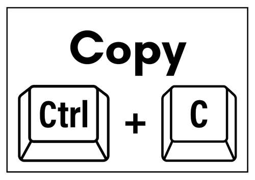 Computer Skills - Keyboard Shortcuts Class Posters - Room Decor