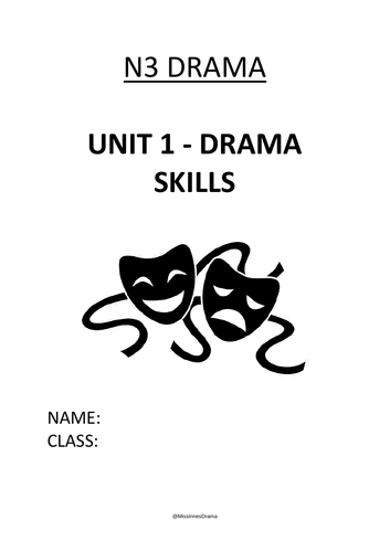 National 3 Drama Skills Booklet