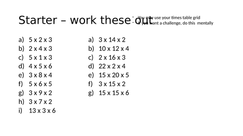 Shape - Surface Area of Cubes and Cuboids - Mixed ability