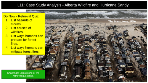 Hazards Case Study AQA