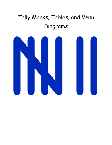 Tally Marks, Tables, and Venn Diagrams