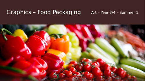 Graphics Unit of Work - Food Packaging