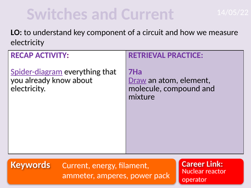 Exploring Science 7J- Current Electricity