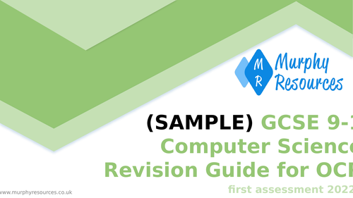 GCSE 2020 Computer Science Revision (Sample) for OCR