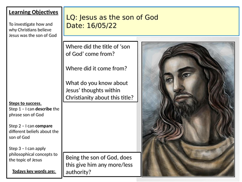 Person of Jesus Christ- OCR- A-level