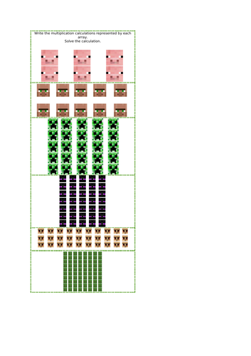 Minecraft Arrays