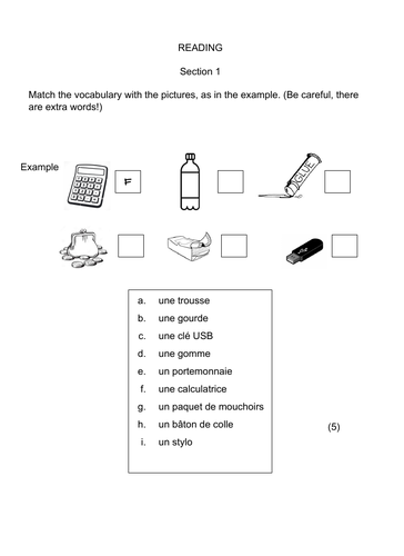 Studio 1 Module 1 and 2 Reading and Writing Exam