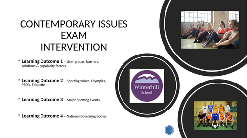 R051 Contemporary Issues in Sport Revision Presentation