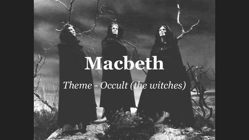 Macbeth GCSE the occult/supernatural