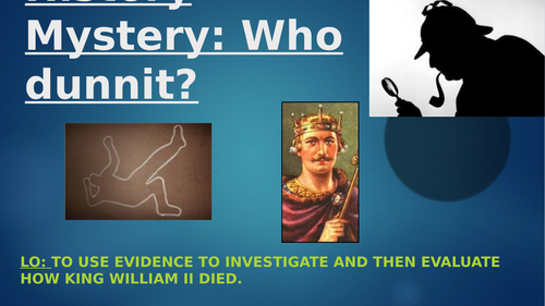 History Mystery William II - Who Dunnit?