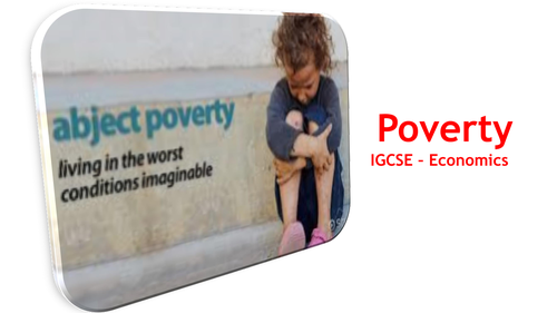 Poverty...Different Types of poverty and their causes