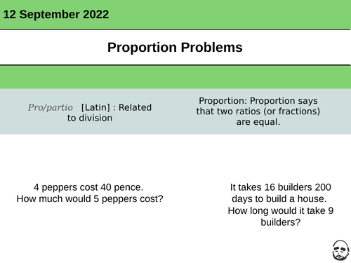 Proportion In Context