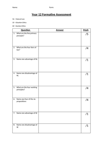 A Level - OCR - Mixture of Ethics and DCT