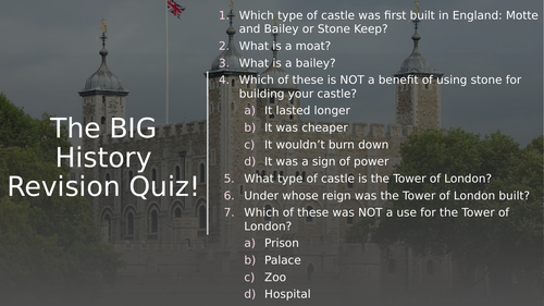 Medieval & Tudor England Quiz