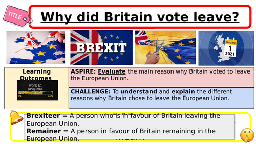 Why did Britain vote leave?