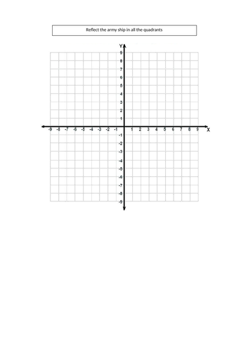 Boat/Ship reflection task 4 quadrants