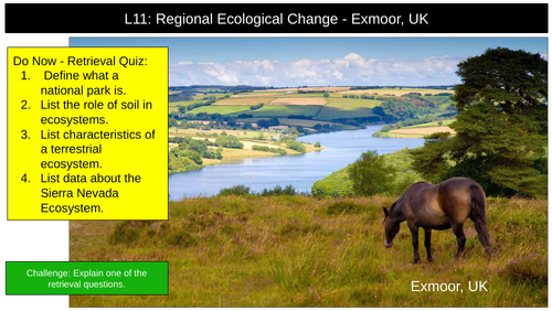 Regional Ecological Change AQA