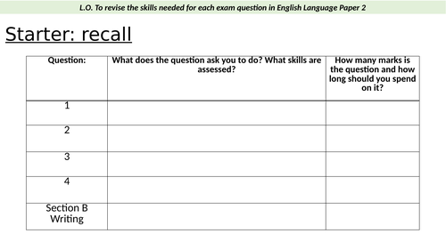 Body image themed walking talking lang P2 section A mock with booklet