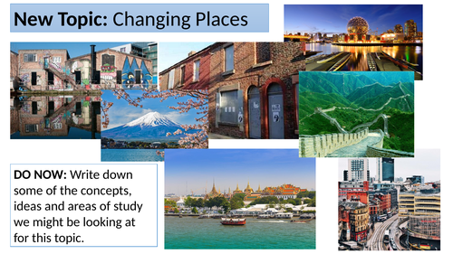 Changing Places - AQA A Level Geography - Full scheme of work