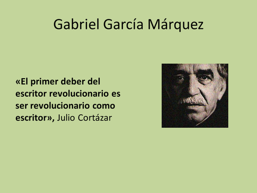 García Márquez - Crónica de una muerte anunciada