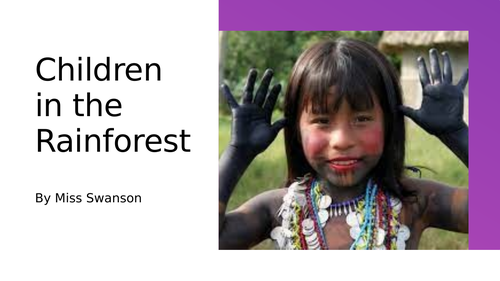 children in the rainforest