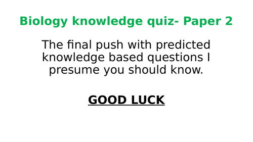 AQA-Triple-Biology-Higher-P2-Quiz