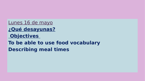 VIVA2  - Module 3.2 Que desayunas