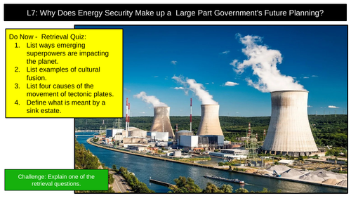 Energy Security AQA