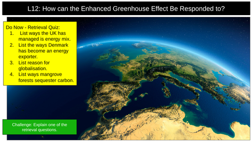 Enhanced Greenhouse Effect AQA