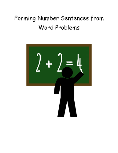 Number Sentences from Word Problems