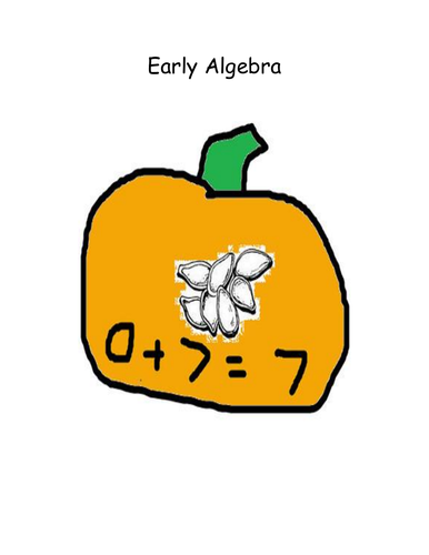 Early Algebra