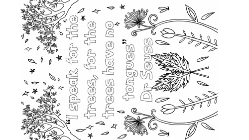 FREE Environment themed mindfulness colouring sheets