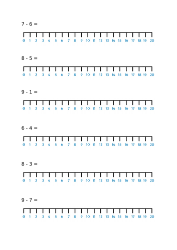 Blank maths resource sheets