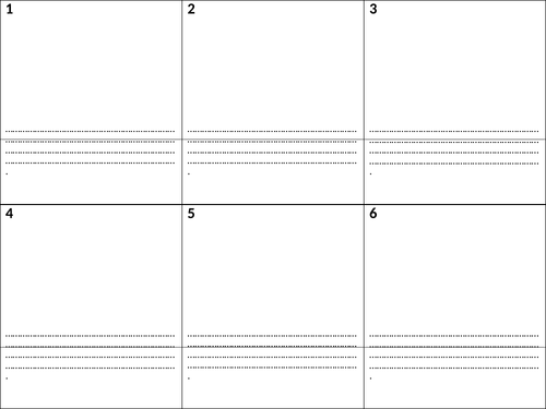 Template: Storyboard | Teaching Resources