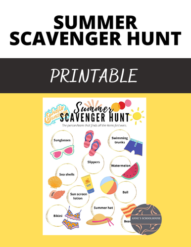 Summer - Scavenger Hunt