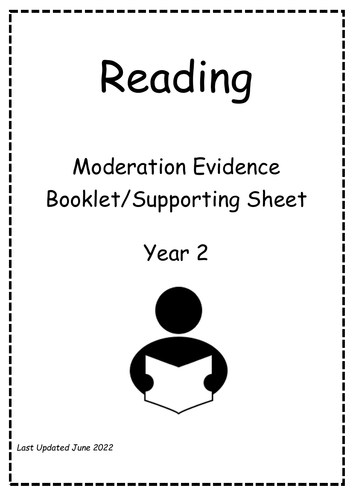 Year 2 Reading Evidence Booklet TAF WT, EXS & GD